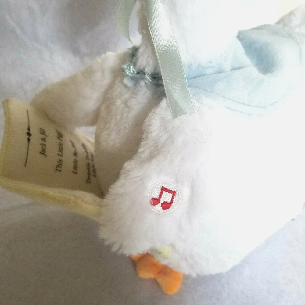 Blue Mother Goose Talking Plush Plays 7 Nursery Rhymes